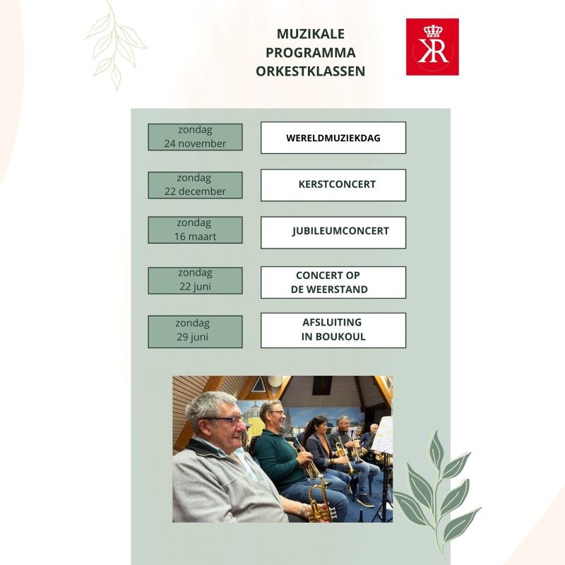 Muzikaal programma orkestklassen