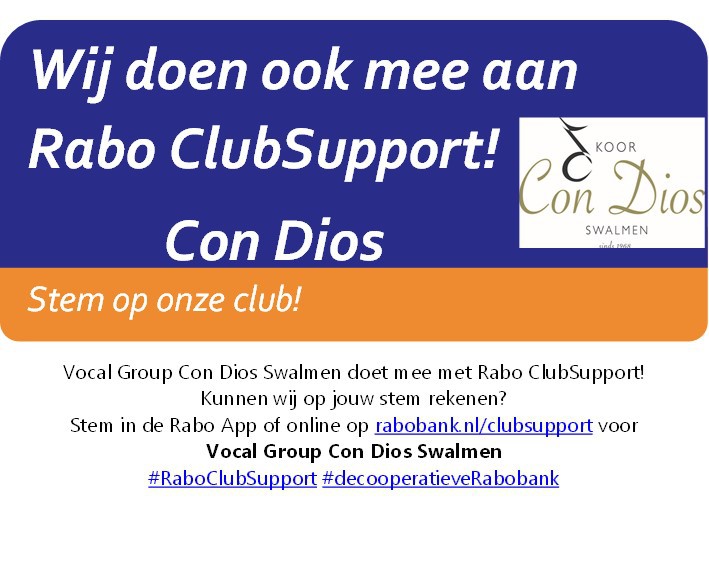 Con Dios Swalmen | Onze Flyer